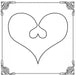 Pickardt Schlagstempel Herzsymbol 2 - Kleines Herz in Großes Herz Pickardt