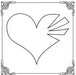 Pickardt Schlagstempel mit Herzsymbol 7 - Angeschnittenes Herz Pickardt